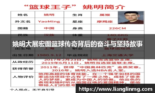 姚明大展宏图篮球传奇背后的奋斗与坚持故事